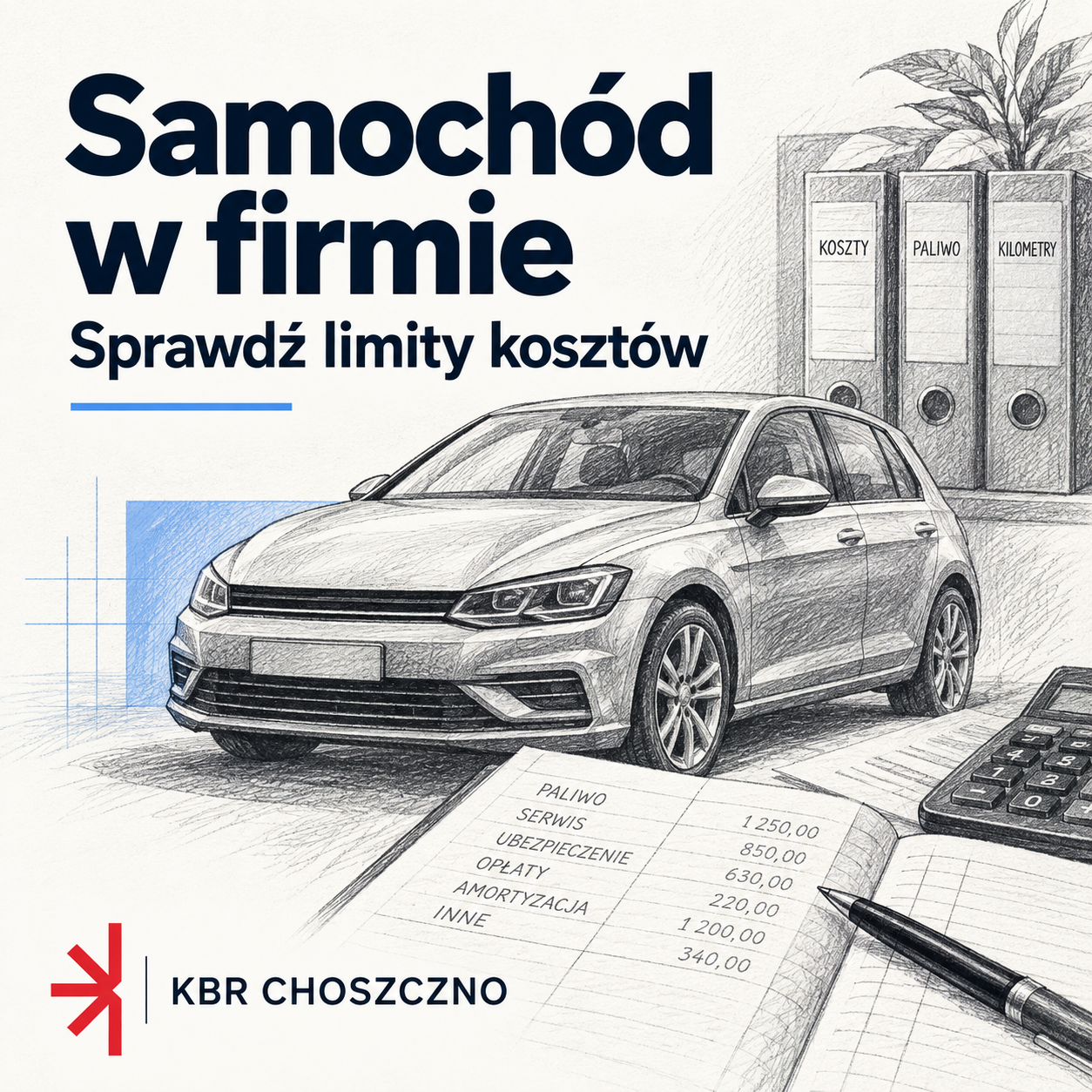 Samochód osobowy w firmie w 2026 r. Jak sprawdzić limit kosztów?